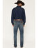 Image #3 - Wrangler Retro Men's 77MWZ Henry Medium Wash Slim Bootcut Stretch Denim Jeans, Medium Wash, hi-res