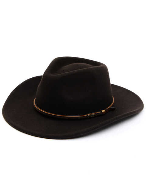 Cody James Men's Felt Western Fashion Hat , Brown, hi-res