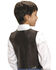 Image #3 - Roper Boys' Lambskin Leather Vest, Brown, hi-res