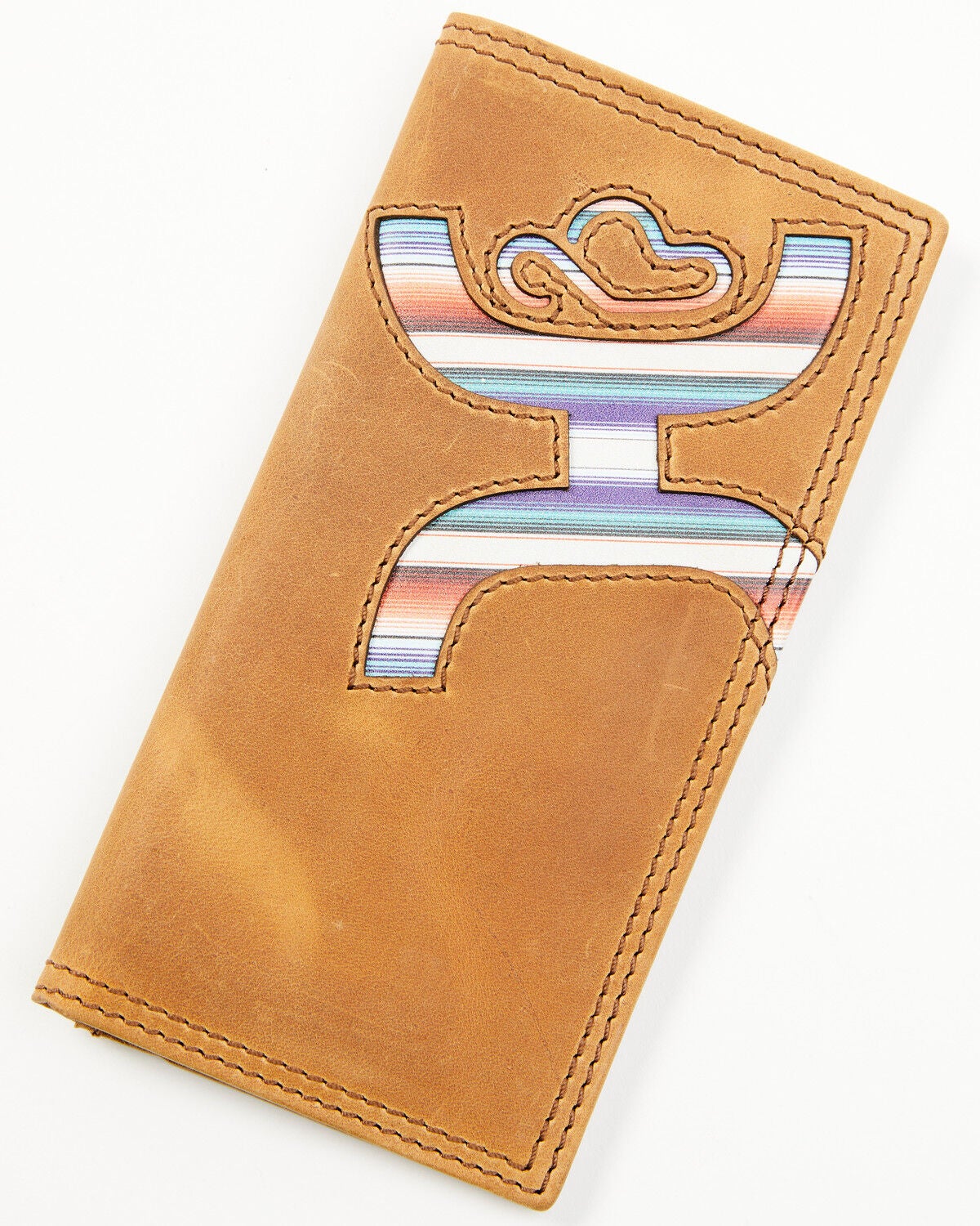 Hooey Men's Logo Rodeo Wallet, Brown, hi-res