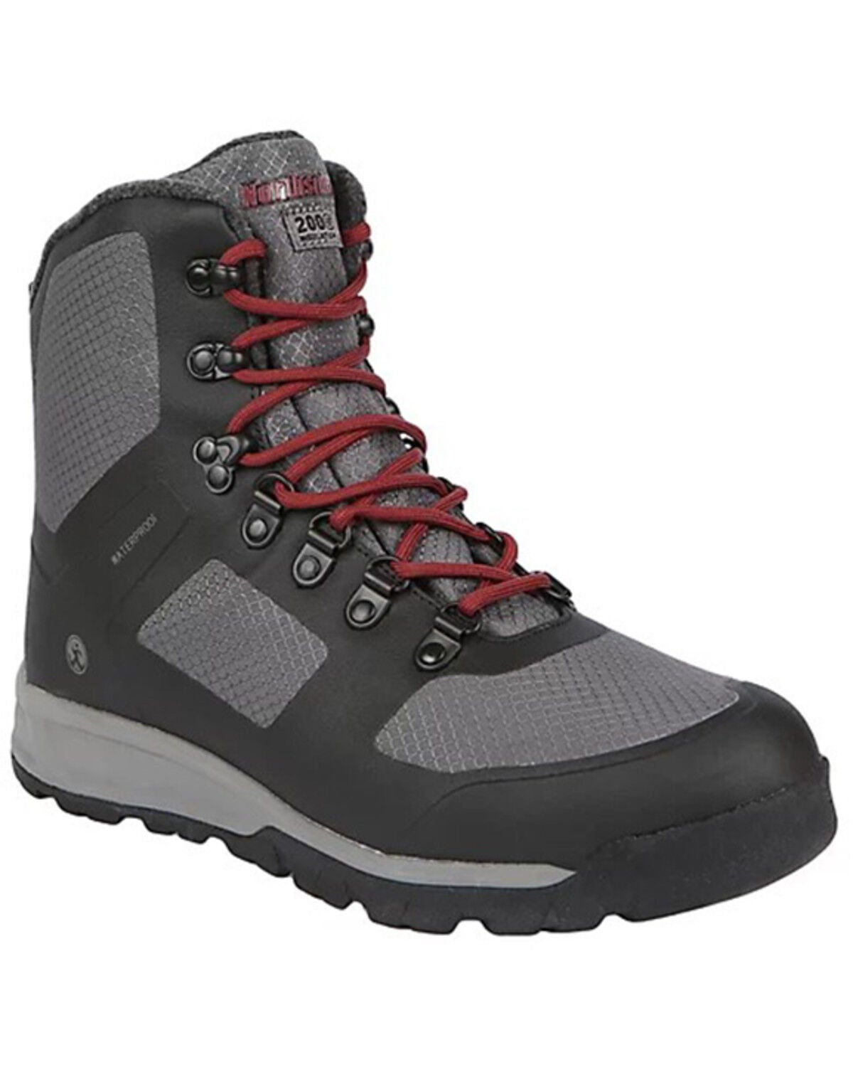 Northside Men's Williston Waterproof Snow Boots - Soft Toe, Dark Grey, hi-res