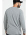Image #2 - Ariat Men's Gray Rebar Cotton Strong Graphic Long Sleeve Work Shirt - Big & Tall, Heather Grey, hi-res