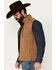 Image #3 - Cowboy Hardware Men's Speckle Knit Vest , Tan, hi-res