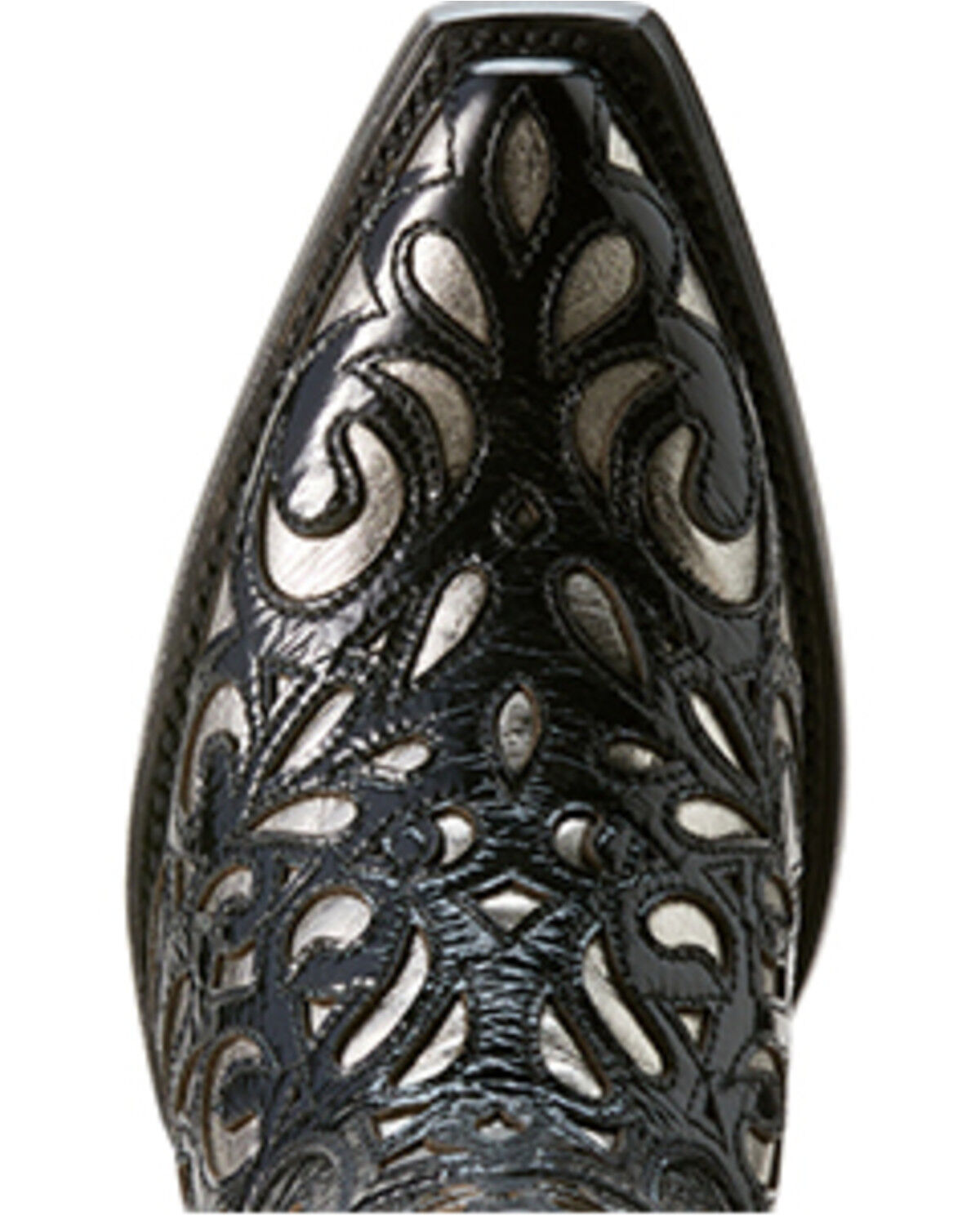 Image #4 - Ariat Women's Valentina Outlay Western Booties - Snip Toe, Black, hi-res