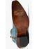 Image #5 - Corral Women's Flower Embroidered Ankle Western Booties - Snip Toe, Blue, hi-res