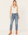 Image #1 - Levi's Premium Women's Medium Wash Must Be Mine 501 Cropped Jeans, Medium Wash, hi-res