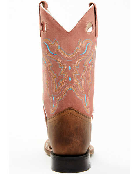 Image #5 - Cody James Boys' Inlay Western Boots - Broad Square Toe, Brown, hi-res