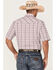 Image #4 - Roper Men's Classic Plaid Short Sleeve Pearl Snap Western Shirt, , hi-res