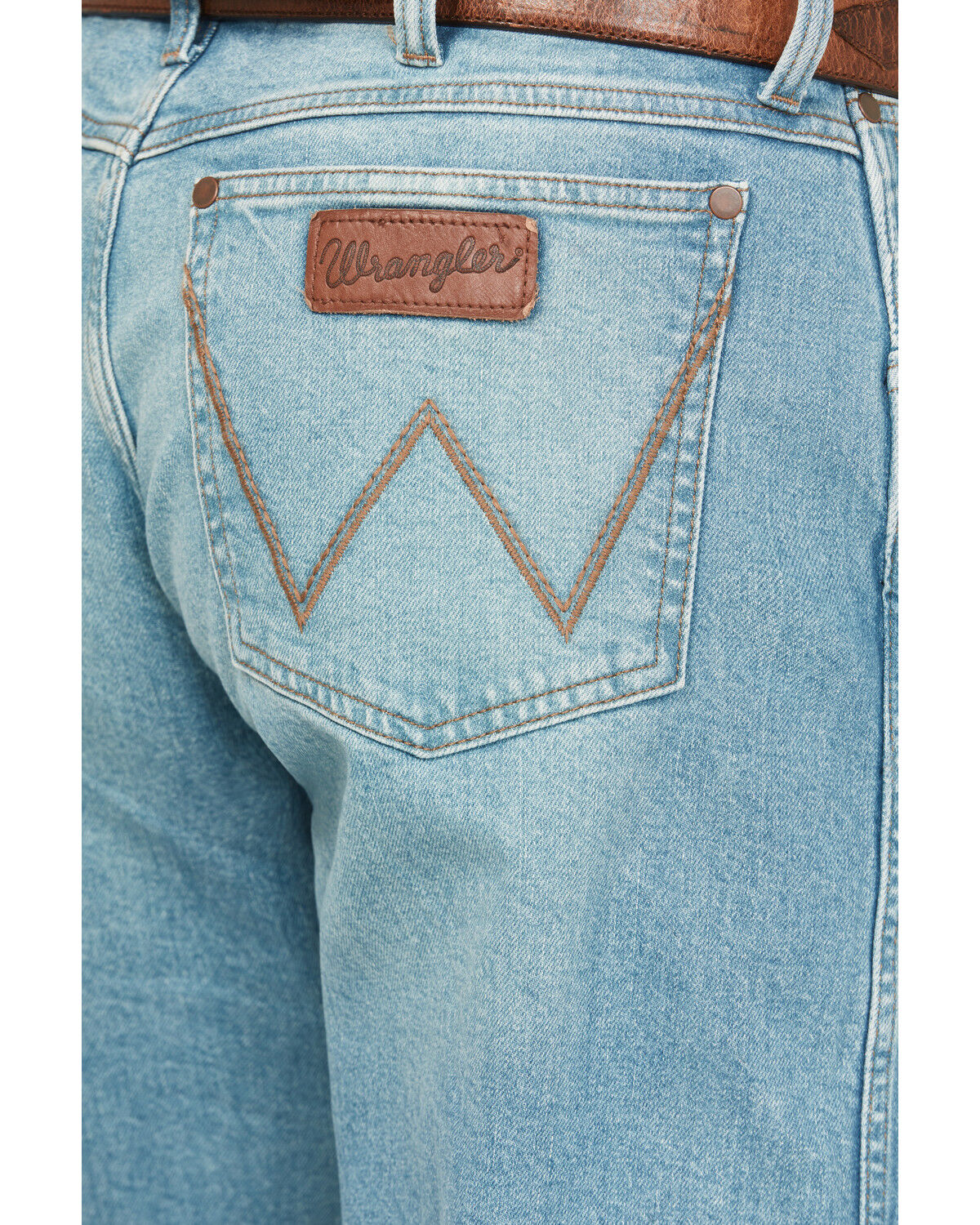 Image #4 - Wrangler Men's Retro Medium Washed Relaxed Fit Bootcut Stretch Denim Jeans, Medium Wash, hi-res