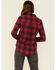 Image #4 - Flag & Anthem Women's Buffalo Check Long Sleeve Western Shirt, Red, hi-res