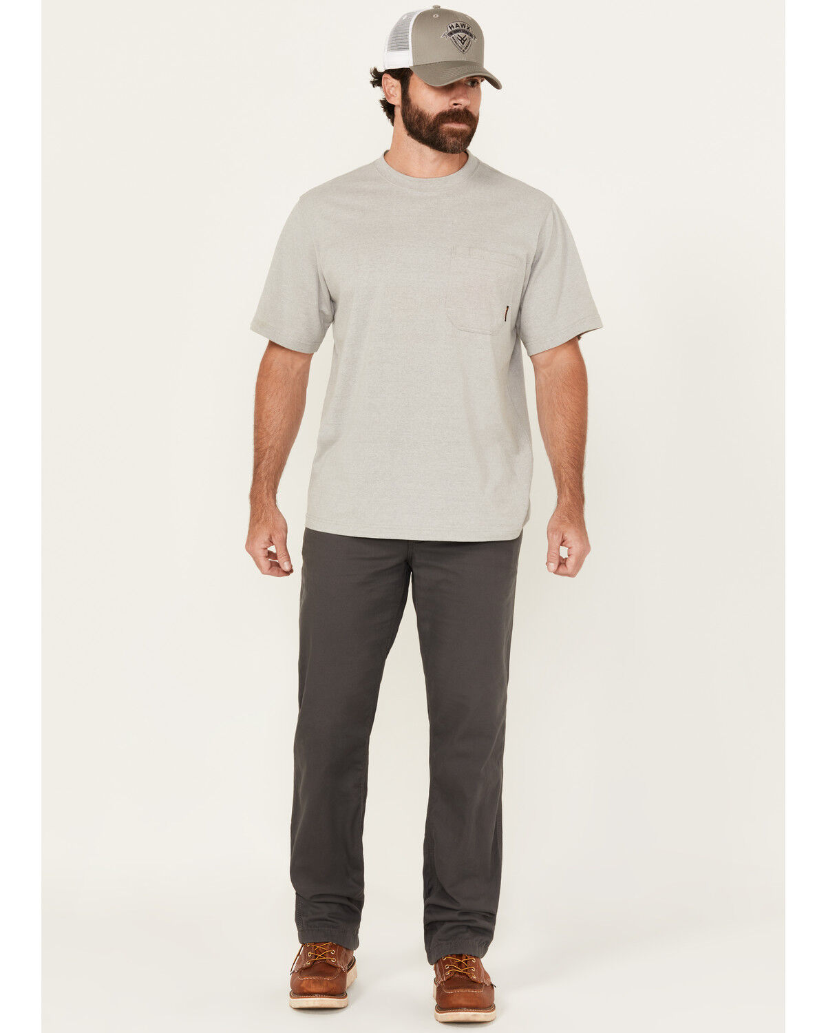 Image #1 - Carhartt Men's Rugged Flex Rigby Knit Lined Dungarees, Charcoal, hi-res