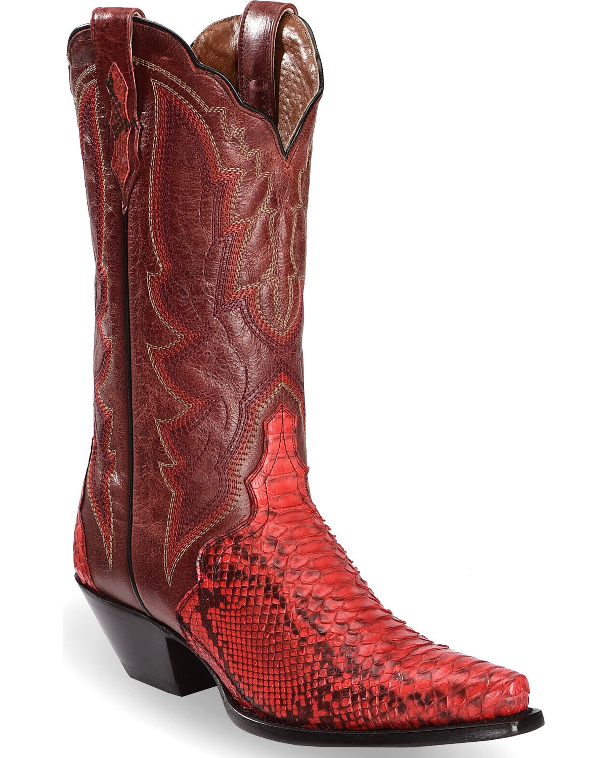 Red python boots clearance
