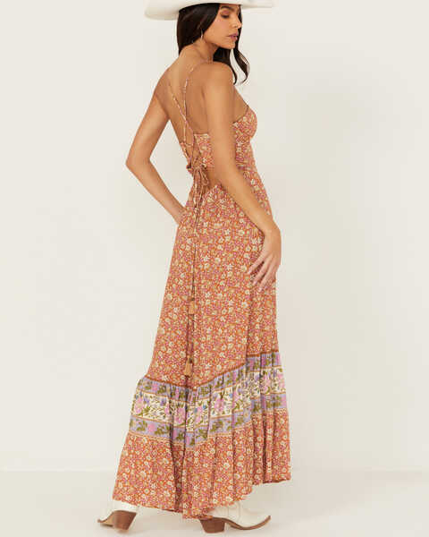 Image #4 - Spell Women's Sienna Floral Print Maxi Dress, Rust Copper, hi-res