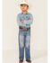 Image #1 - Cody James Boys' Buck Medium Wash Slim Bootcut Stretch Jeans, Blue, hi-res