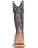 Image #4 - Double H Men's Buckaroo Tall Western Boots - Broad Square Toe, Caramel, hi-res