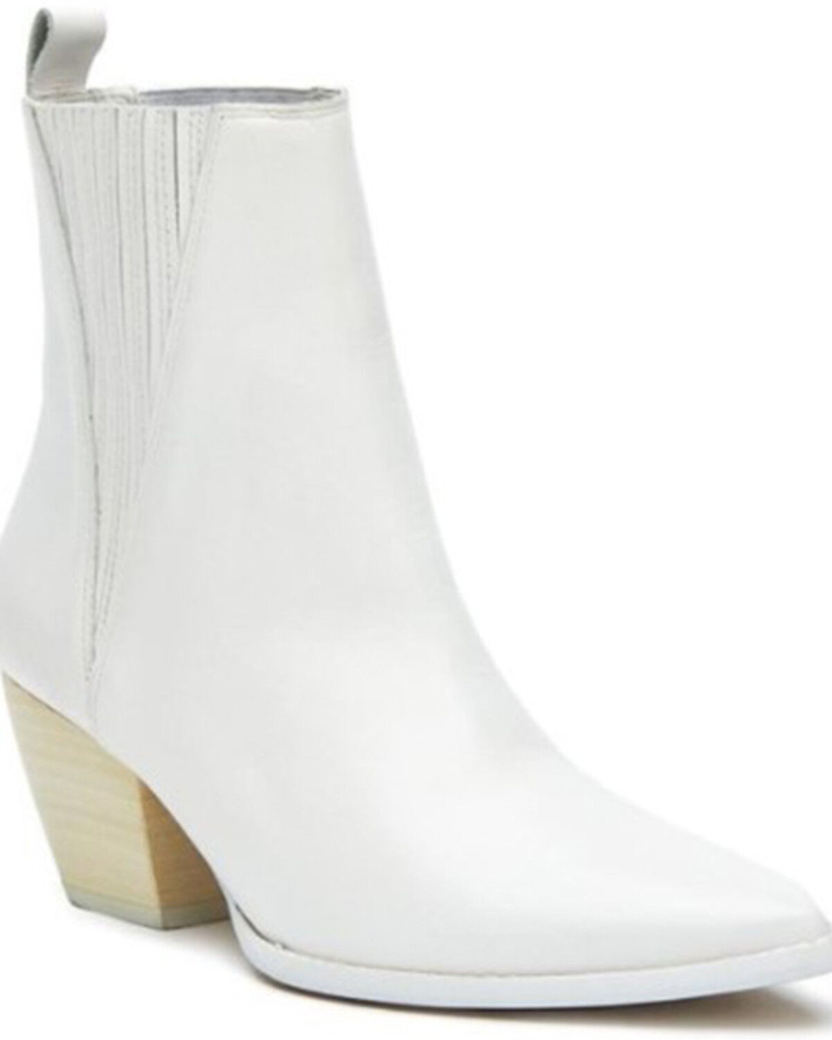 Image #1 - Matisse Women's Elevation Western Fashion Booties - Pointed Toe, White, hi-res