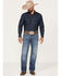 Image #1 - RANK 45® Men's Iron Horse Stackable Straight Dark Wash Heavy Still Stretch Denim Jeans, Dark Wash, hi-res