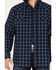 Image #3 - Cody James Men's Ghost Tree Plaid Button-Down Sherpa Bonded Flannel Shirt Jacket, , hi-res
