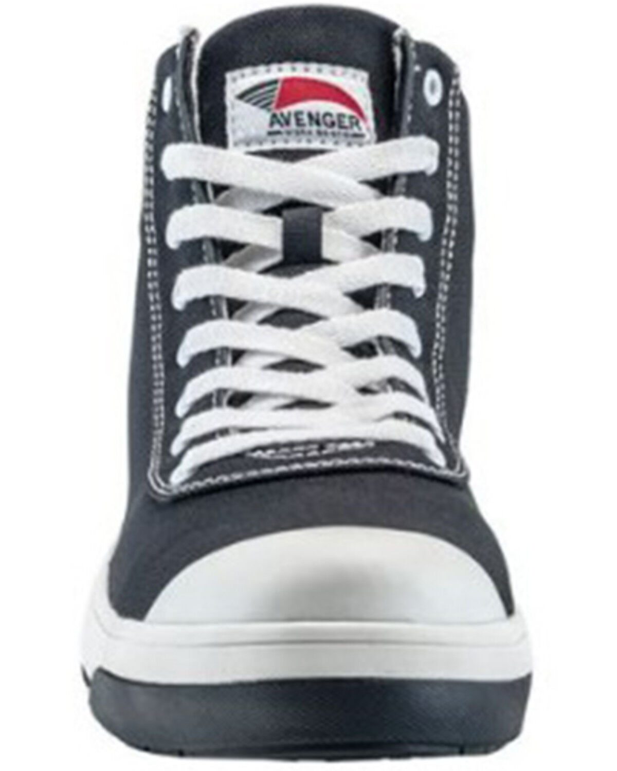 Image #4 - Avenger Men's Blade 8 Eye Lace-Up Work Shoe - Alloy Toe, Black, hi-res