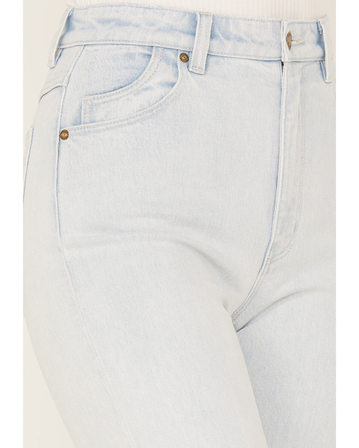 Image #2 - Rolla's Women's Light Wash High Rise Dalton East Coast Flare Jeans, Light Wash, hi-res