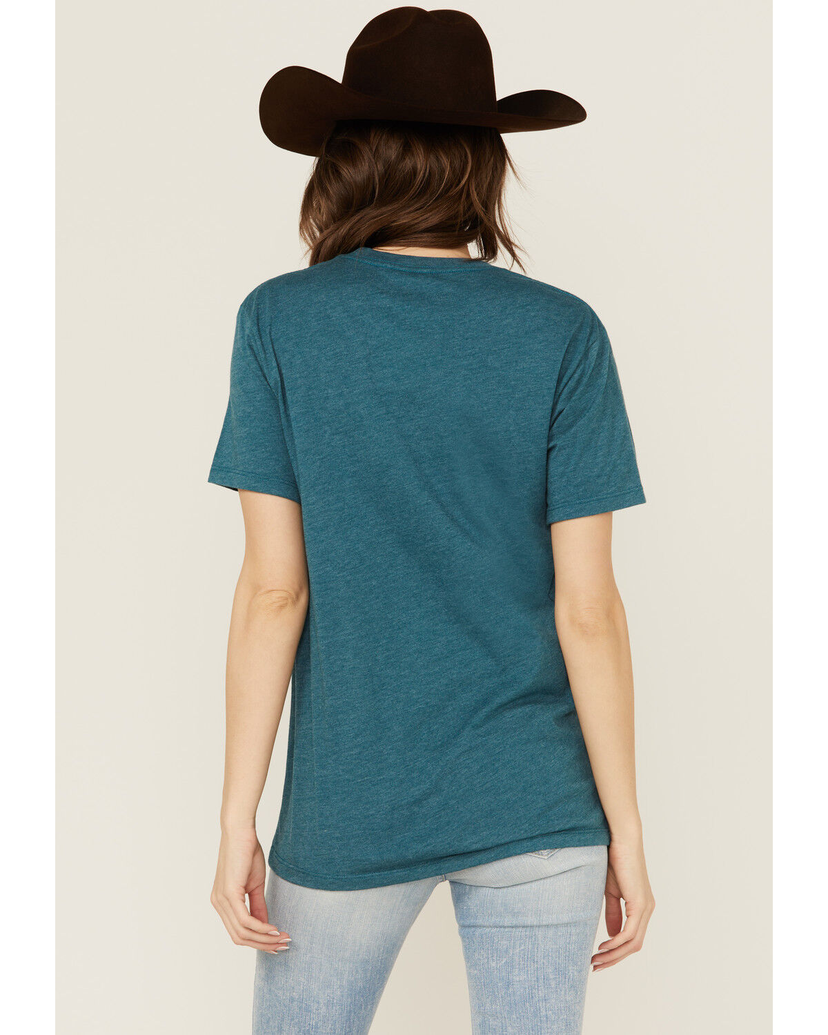 Image #4 - Ariat Women's' Brands Sketchpad Short Sleeve Graphic Tee, Blue, hi-res