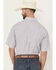 Image #4 - George Strait by Wrangler Men's Plaid Print Short Sleeve Button-Down Stretch Western Shirt, Purple, hi-res