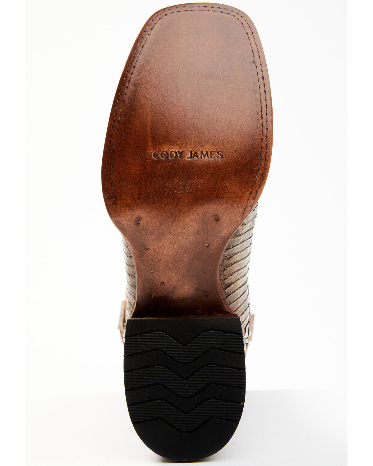 Image #7 - Cody James Men's Cobra Brown Exotic Western Boots - Broad Square Toe, Brown, hi-res