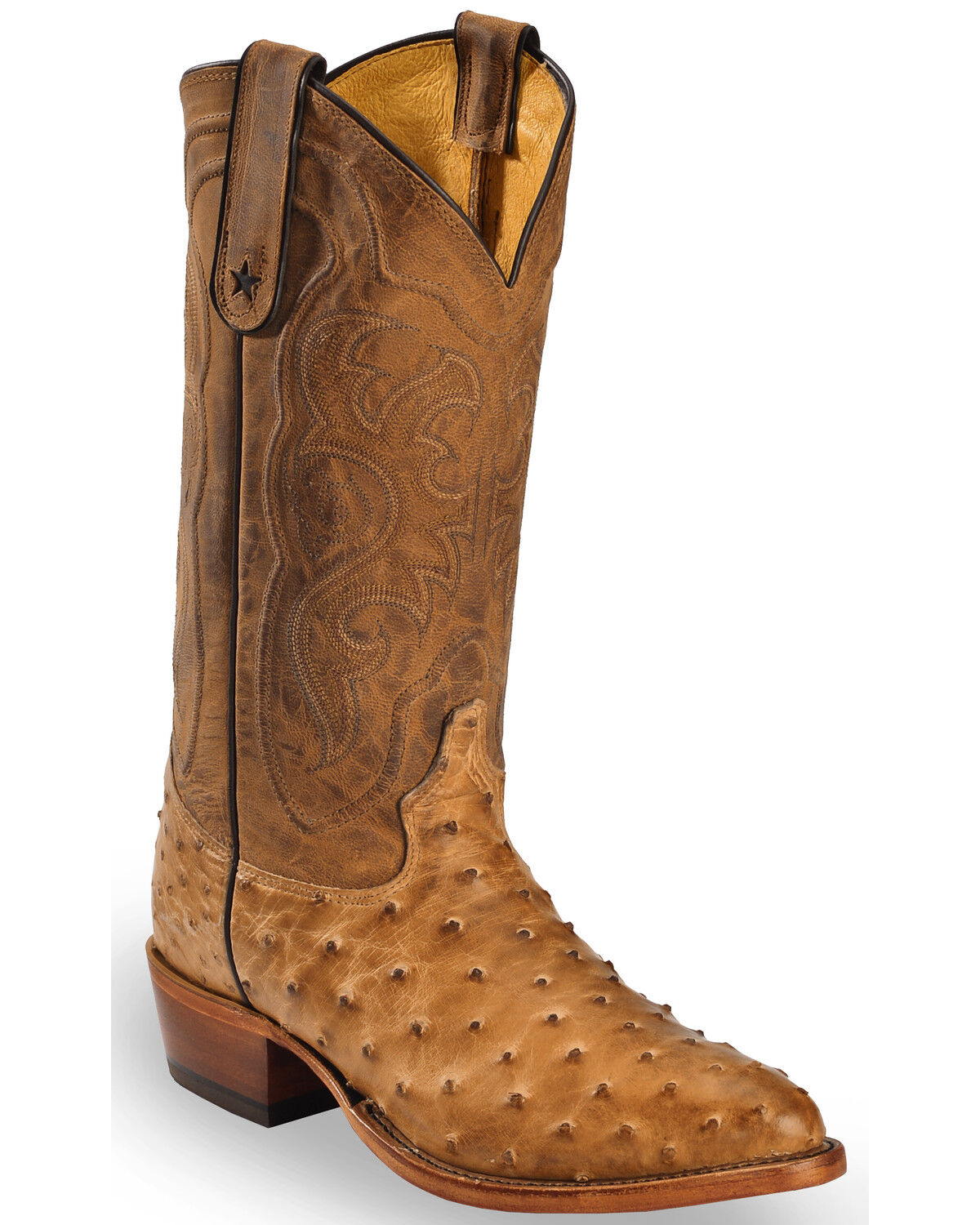 ostrich cowgirl boots