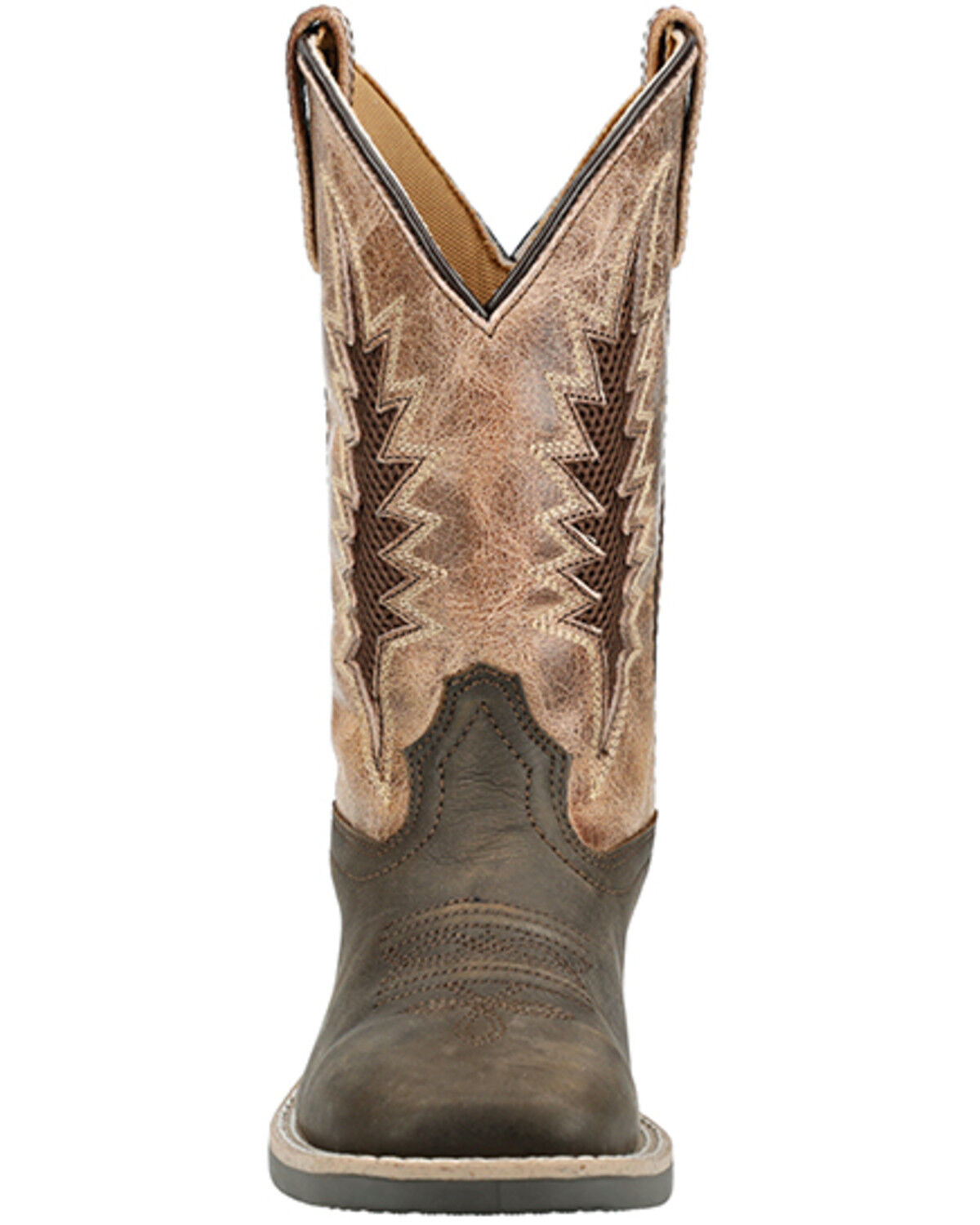 Image #4 - Smoky Mountain Boys' Desperado Western Boots - Broad, Dark Brown, hi-res