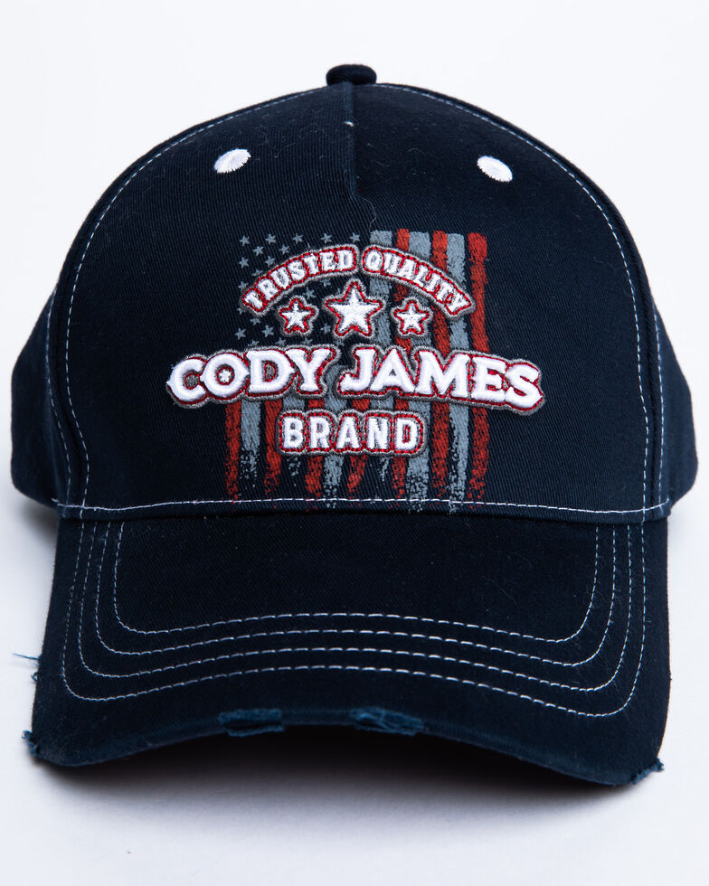 Cody James Men's Gradient Flag Ball Cap , Blue, hi-res
