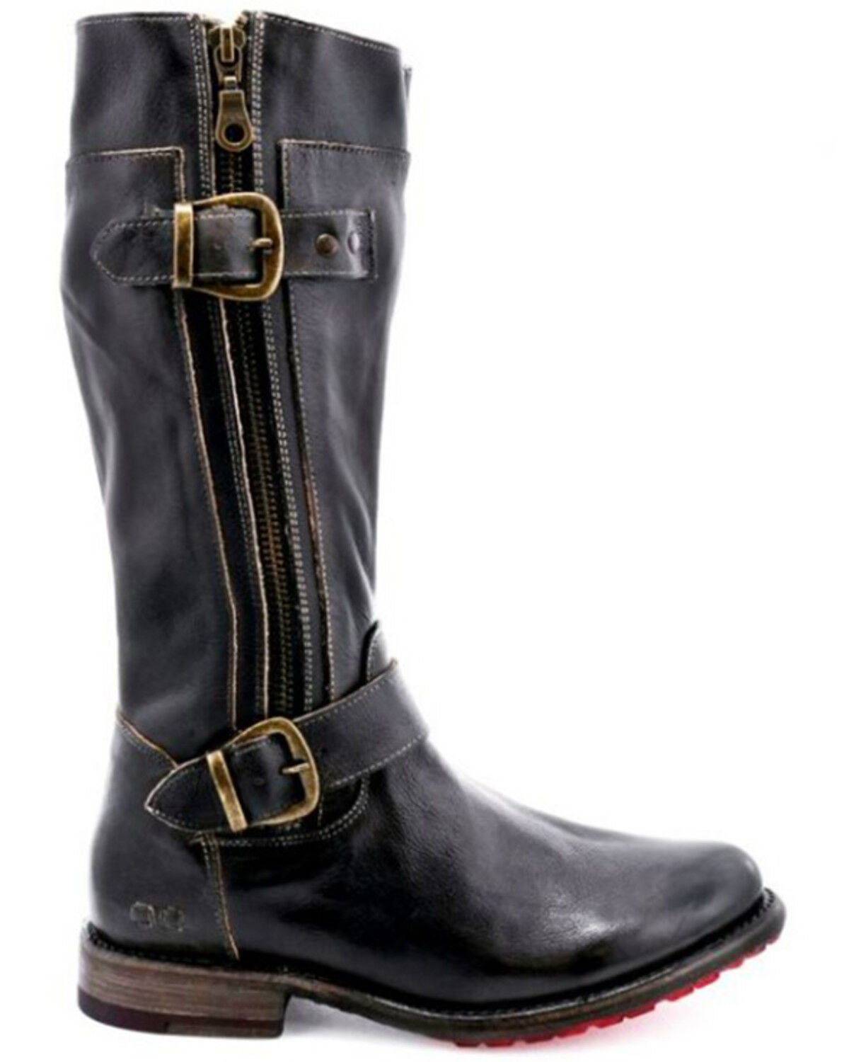 Image #2 - Bed Stu Women's Gogo Lug Boot, Black, hi-res
