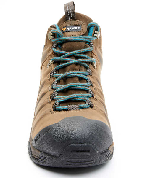 Image #2 - Hawx Men's Axis Waterproof Hiker Boots - Soft Toe, Dark Brown, hi-res