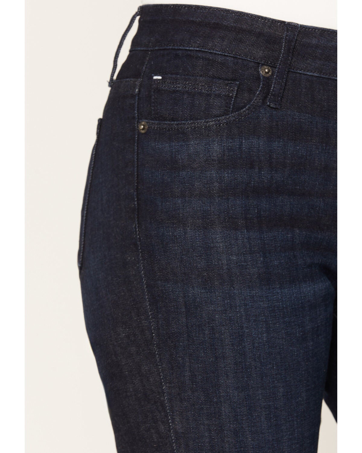 Image #2 - Haala Women's Deep Ocean Dark Wash Venice 38" Bootcut Stretch Denim Jeans, Dark Wash, hi-res