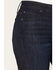 Image #2 - Haala Women's Deep Ocean Dark Wash Venice 38" Bootcut Stretch Denim Jeans, Dark Wash, hi-res