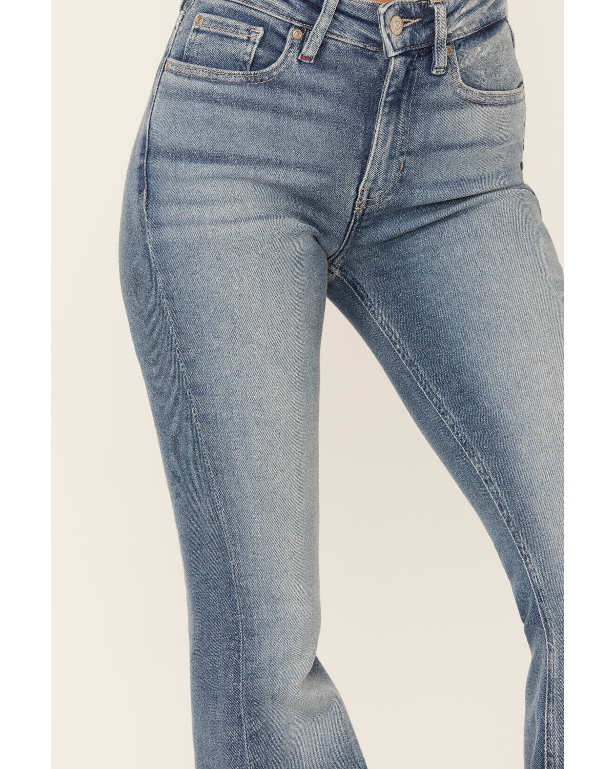 Image #2 - Idyllwind Women's Barnwell Medium Wash High Rise Flare Stretch Denim Jeans, Medium Wash, hi-res