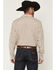 Image #4 - Gibson Trading Co Men's Arrowline Geo Stripe Print Long Sleeve Button-Down Western Shirt, White, hi-res