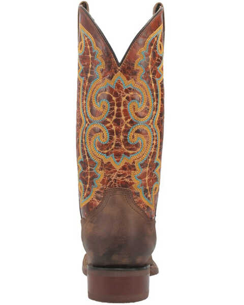 Image #5 - Dan Post Men's Bullhead Crackle Western Performance Boots - Broad Square Toe, Rust Copper, hi-res
