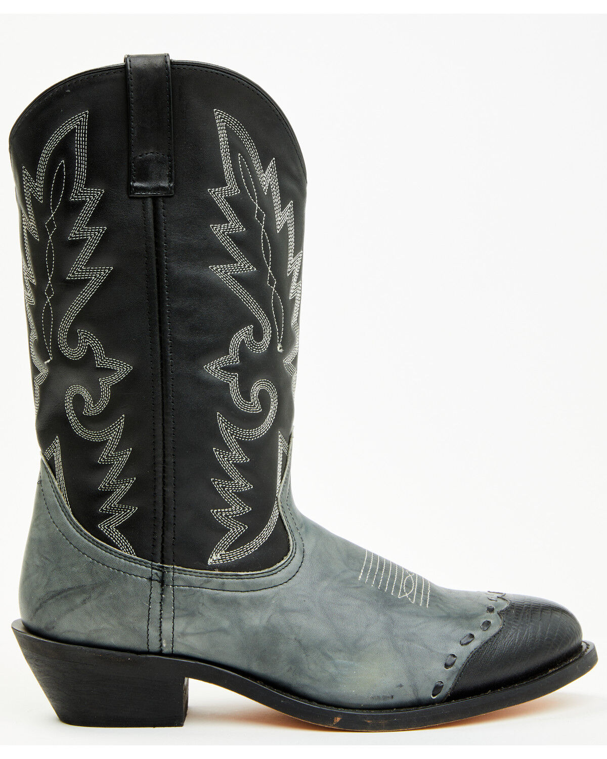 grey cowboy boots