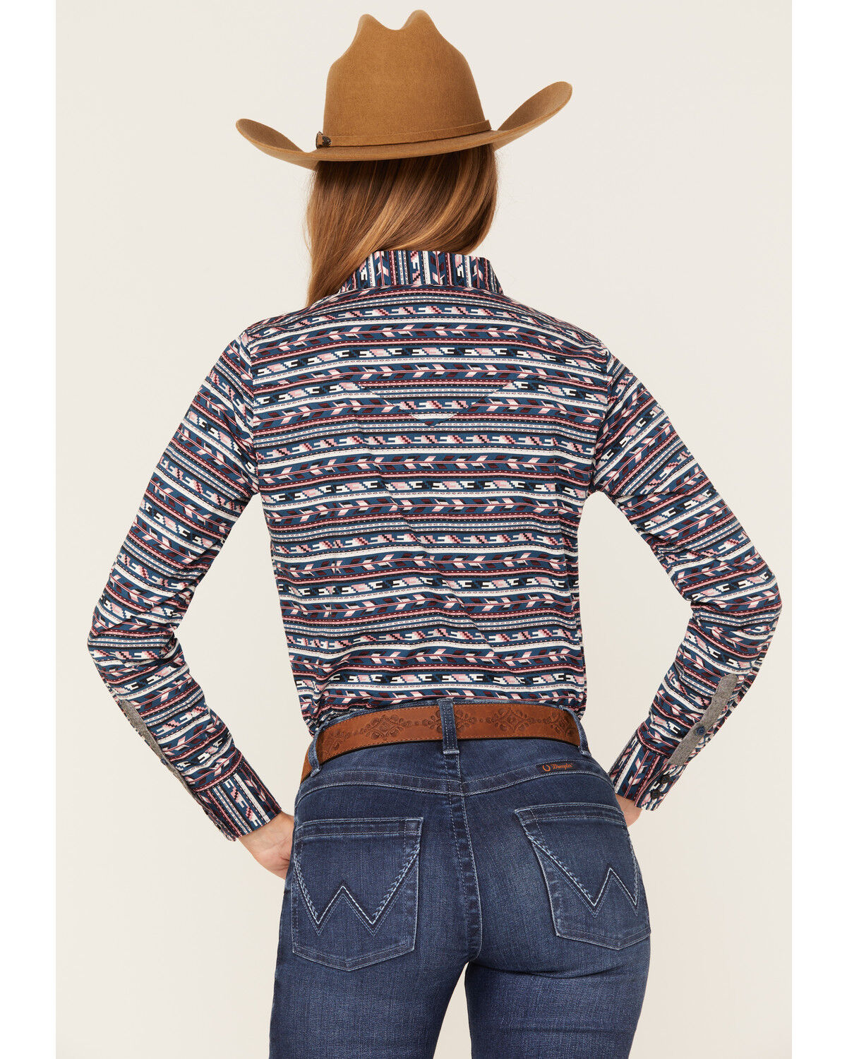 Image #4 - RANK 45® Women's Heritage Riding Shirt, Teal, hi-res