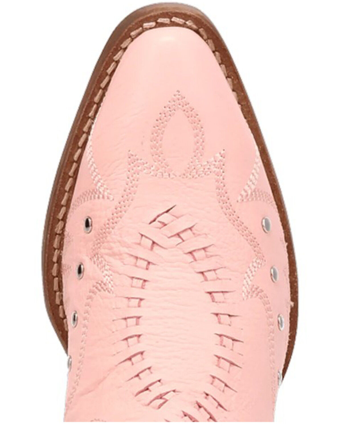 Image #6 - Dingo Women's Precious Studded Western Boots - Round Toe, Pink, hi-res