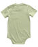 Image #2 - Carhartt Infant Boys' Short Sleeve Pocket Onesie, Green, hi-res