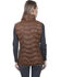 Leatherwear by Scully Women's Quilted Leather Vest , Cognac, hi-res