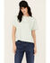 Image #1 - Dickies Women's Logo Short Sleeve Graphic Tee, Light Blue, hi-res