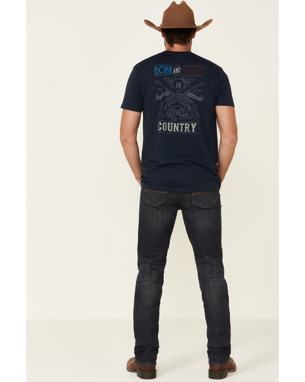 Image #3 - Cody James Men's Barn Sour Dark Wash Slim Straight Stretch Denim Jeans, Blue, hi-res