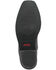 Image #7 - Laredo Men's 12" Inlay Western Performance Boots - Square Toe, Charcoal, hi-res
