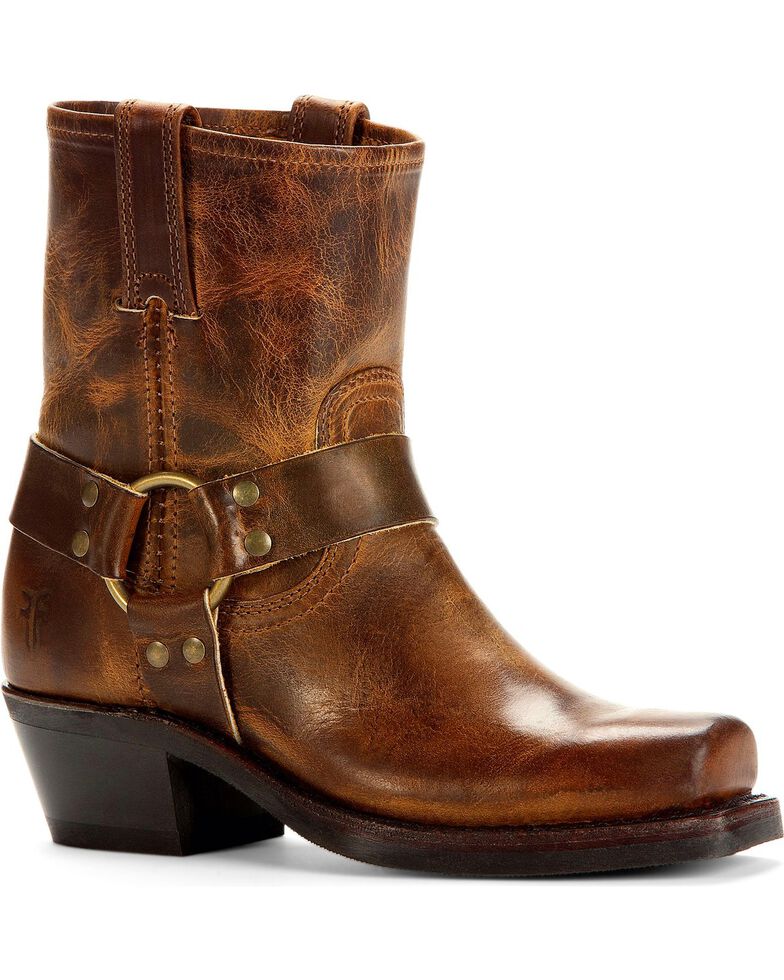 frye leather harness sneakers