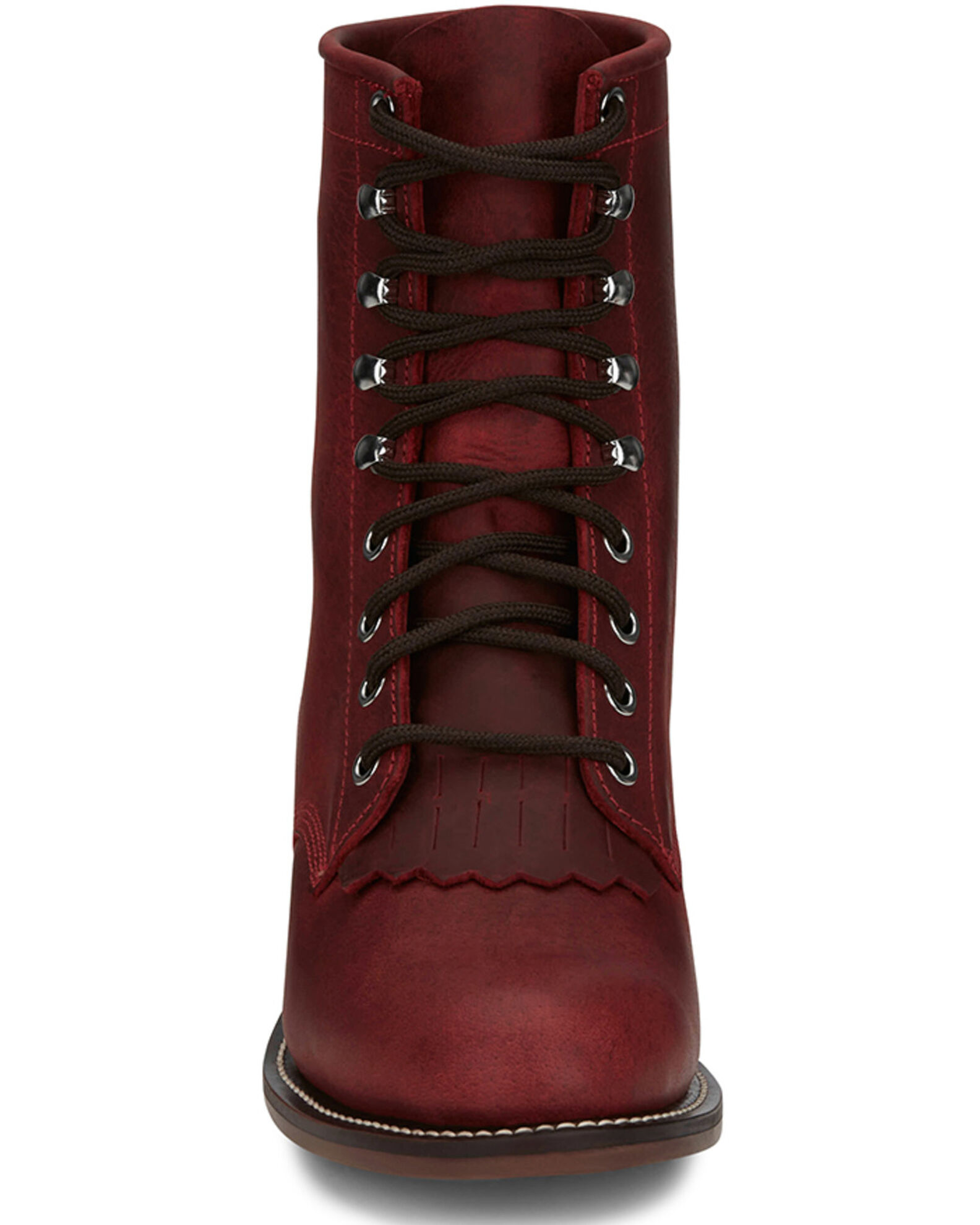Justin Women s McKean Lace Up Boots Round Toe Country Outfitter
