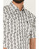 Image #3 - Cowboy Hardware Men's Southwestern Short Sleeve Snap Western Shirt, White, hi-res