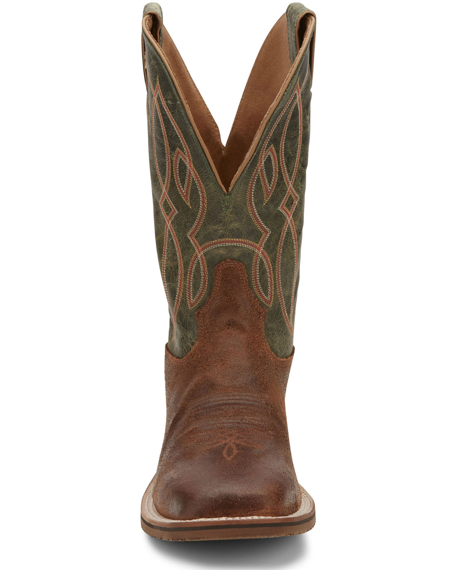 Image #5 - Tony Lama Men's Landgrab Brown Western Boots - Broad Square Toe, Brown, hi-res