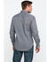 Tin Haul Men's Metal Logo Print Long Sleeve Western Shirt , Grey, hi-res